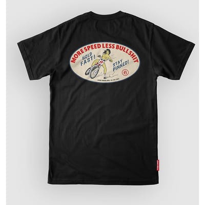 Loose Riders More Speed Tech Tee zwart