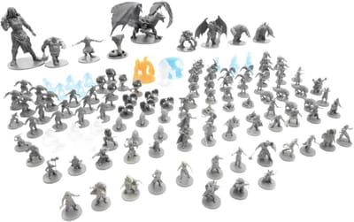 Fantasy Miniaturen Set - Figuurtjes Collectie - Tafelspel Avonturen - 131 Stuks Zeer Gedetailleerd - Diverse Kleuren