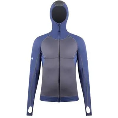 Beuchat Atoll With Hood Rash Guard Met Lange Mouwen En Volledige Ritssluiting Blauw S Man