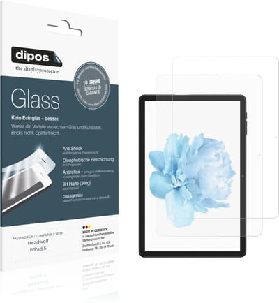dipos – 2x Matte Pantserfolie geschikt voor Headwolf WPad 5 | 9H Screenprotector