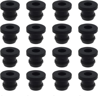 Rubber Wasmachine Set van 16 Stuks voor Motorhome Accessoires, Vervangingen en Kabeldoorvoeren - Duurzame Rubber Voeten voor Caravans en Gadgets