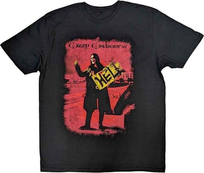 Ozzy Osbourne - Hell Heren T-shirt - S - Zwart