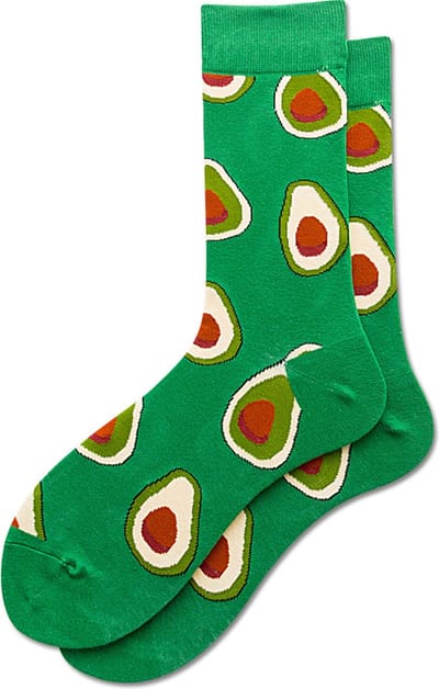 Tutti Footi - Avocado Sokken - Maat 41-46 - Grappige sokken met Eten - Leuk voor koks, vegans, avocadoliefhebbers