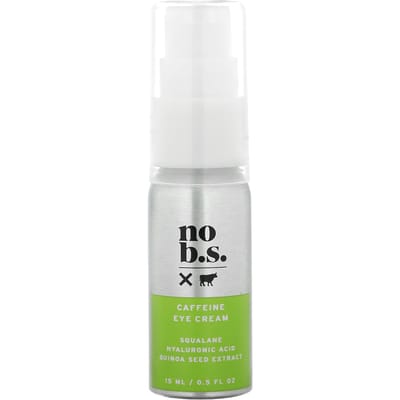 No BS Skincare, Caffeine Eye Cream, 0.5 fl oz (15 ml) white