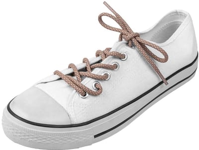 Ronde schoenveters | Reflecterend | Geschikt voor sportschoenen | Kleur: Bruin | Lengte: 100cm | Breedte: 4,5mm