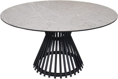 Pasadena low dining tuintafel 140xH69 cm keramisch antraciet