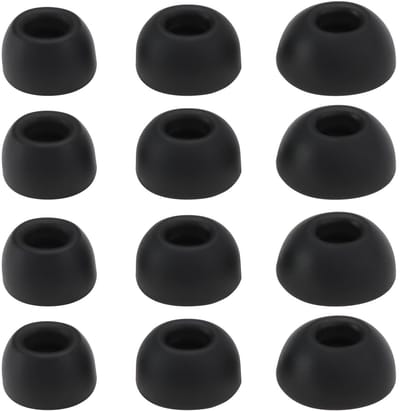 Dailygoods - Siliconen Oordopjes - Comfortabele Pasvorm - Zwart - Geschikt voor Tune Buds - Inclusief S/M/L Maten - Verbeter je Luisterervaring