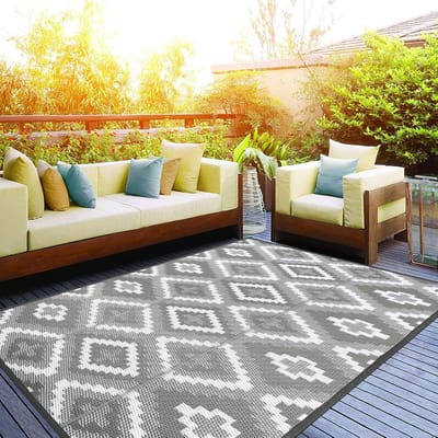 Groot Buitentapijt 120 x 180 cm - Robuust en Waterdicht - Omkeerbare UV-bestendige Campingmat