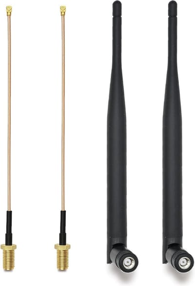 WLAN Antennes - Omnidirectionele Antennes - Draadloze Verbinding Verbeteren - Geoptimaliseerd 868MHz - 15 cm - Zwart