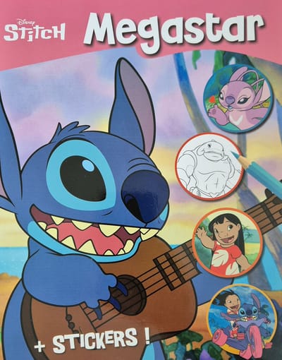Disney Stitch Megastar kleurboek met Stickers