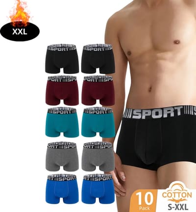 Nivard Onderbroeken Heren - Boxershort - Ondergoed - Boxer - Underwear - Mannen - 10 Pack - Gemengd - XXL