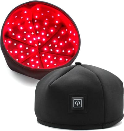 Muts Haargroei - Stressverlichting - Anti-stress Muts - Haargroeimiddel - Infrarood therapie - Rode Lichttherapie Cap - Haar groei -