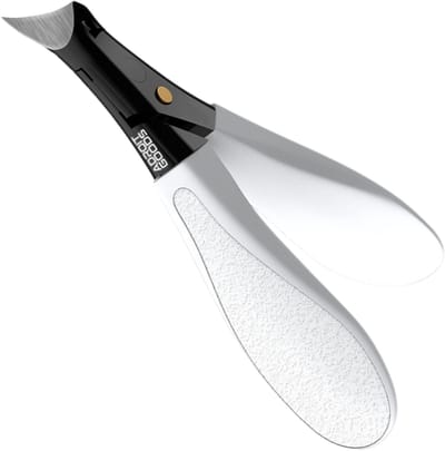 AdroitGoods Dikke RVS Nagelknipper – Voor Harde Nagels & Teennagels - nagelkniptang – 4.8 mm heavy-duty snijblad 4CR1 - (antisliphandvat, precisiesnijpunt, professioneel resultaat) Wit