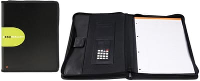 Exacompta Exactive® Exawallet vergadermap met rekenmachine - Zwart - 55534E