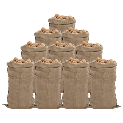 vidaXL - Jutezakken - 10 - stuks - 65x135 - cm - 100% - jute - 340 - g/m²