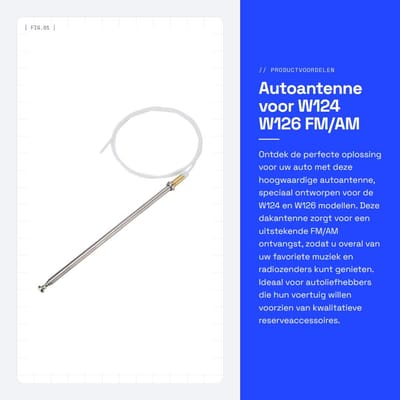 Dailygoods- Autoantenne Universeel - Dakantenne - FM/AM Antennekabel - Reserveaccessoires - Hoogwaardige Kwaliteit - Verbeterde Prestaties