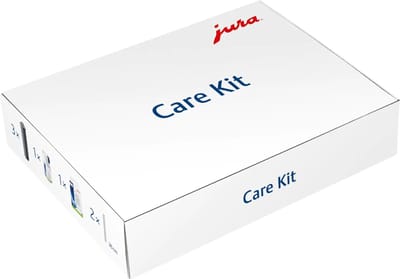 JURA - Care Kit V3 - 3x CLARIS Smart+-filterpatronen, 3 in 1 reinigingstabl. (6 st.), 1 melksysteemreiniger (90g) en 2 melkslangen