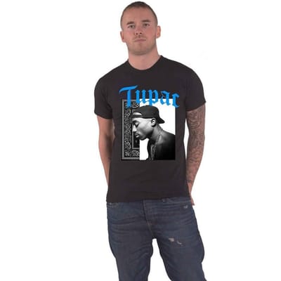 Tupac Shakur Unisex volwassene alleen God kan mij beoordelen T-shirt S zwart