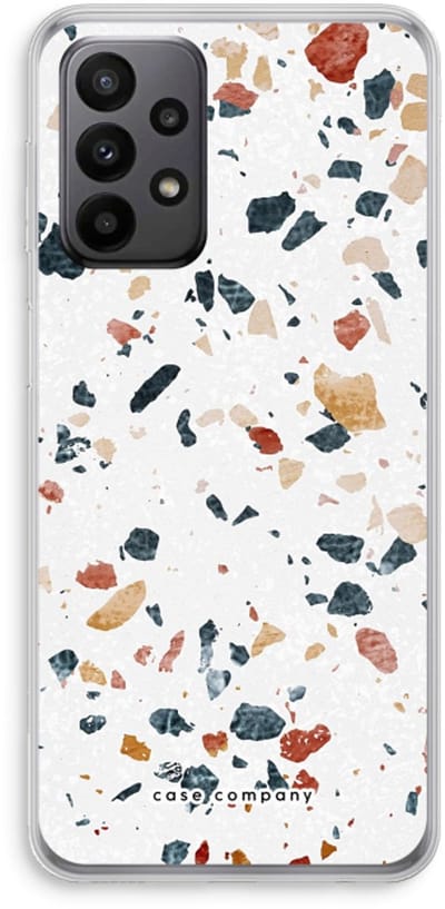 Case Company® - Hoesje geschikt voor Samsung Galaxy A23 hoesje - Terrazzo N°4 - Soft Cover Telefoonhoesje - Bescherming aan alle Kanten en Schermrand