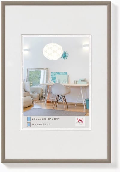 Walther New Lifestyle - Kunststof lijst - Fotoformaat 30x45 cm - Staal