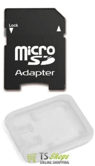 Qatrixx Combi Set (1x SD-Kaart Adapter + 1x Opbergbox) – Zwart & Transparant