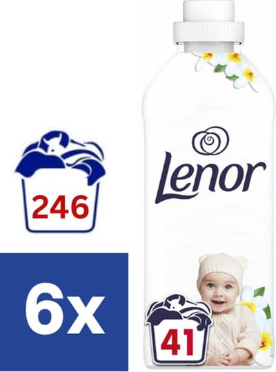Lenor Sensitive Wasverzachter - 6 x 861 ml (246 wasbeurten)