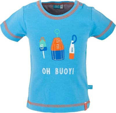 lief! Jongens T-shirt - Alaska Blue - Maat 56