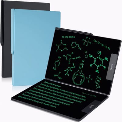 14,3-inch Opvouwbaar LCD Tekentablet – Uitwisbare Elektronische Schrijftablet en Digitaal Notitieboek met Gesplitst Scherm voor Tekenen, Schrijven, School en Kantoor