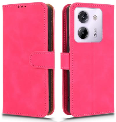 Coverup Hoesje - Geschikt voor Xiaomi Poco M7 Pro 5G Hoesje - Coverup Book Case - Roze