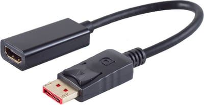shiverpeaks BASIC S DisplayPort HDMI Zwart