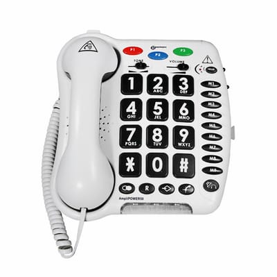 Geemarc Amplipower 50 vaste telefoon – 60 dB versterking – noodtoetsen