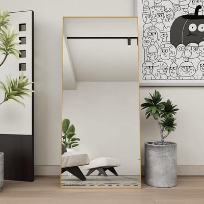Grote Rechthoekige Staande Spiegel 180x80 cm voor Slaapkamer en Woonkamer