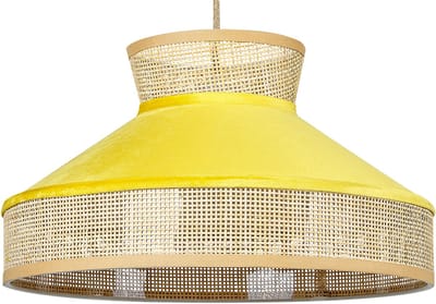 BATALI - Hanglamp - Mosterdgeel - Rotan