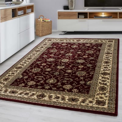 Marrakesh Nimrud Oosters Vloerkleed Rood – Laagpolig Tapijt- 160x230 CM