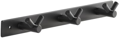 SOTECH Blackline CORA V Haakarm 257 mm met 3 haken zwart gepoedercoat Kapstok Kapstokhaken