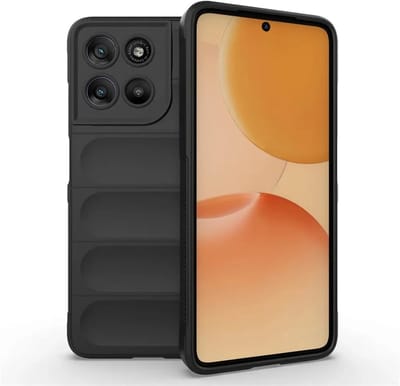 MobyDefend Hoesje - Geschikt voor Motorola Moto G57 Power - TPU Gripcase - Zwart