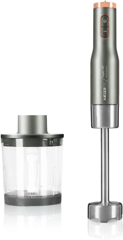 Staafmixer - Keukenmixer - Eten Bereiden - Turbo Functie - 800 Watt - Titanium