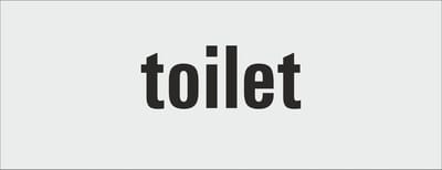 toilet bordje - Deurbordje - WC bordje - WC - Toiletbord - Bordje - aluminium - Pictogram rolstoel - Dames Heren – Vrouw - Man – Zelfklevend - 130 mm x 50 mm x 0,5 mm - 5 Jaar Garantie