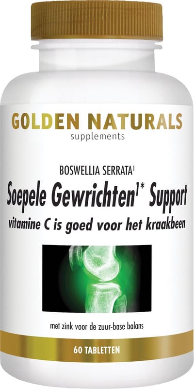 Golden Naturals Soepele Gewrichten Support (60 tabletten)