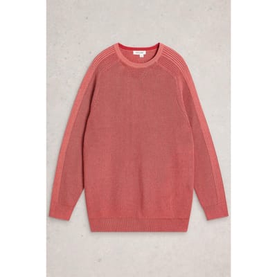 White Stuff Pentire Crew Dusty Pink Taglia: L | Maglioni a maglia Outlet | Uomo | Rosa