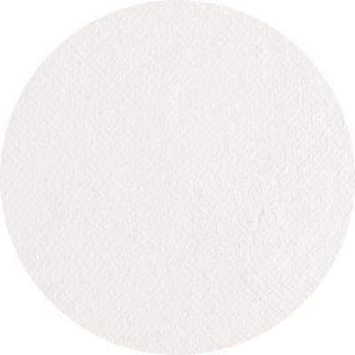 Superstar grimeer schmink - 2x - wit - 16 gram - carnaval/verkleed thema - kinderen/volwassenen