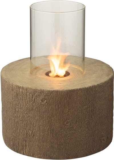 J-Line vuurschaal Trunk Rond - magnesium - bruin - large