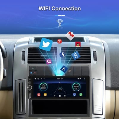 Wentinkmo Podofo 6.86 - draadloze CarPlay - Android Auto autoradio - Multimediaspeler met GPS - navigatie wifi Auto