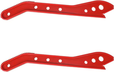 Tafelzaag Duwstok - Houtbewerking Duwer - Nauwkeurig Snijden - Ergonomisch Antislip Handvat - 2 Stuks - Rood