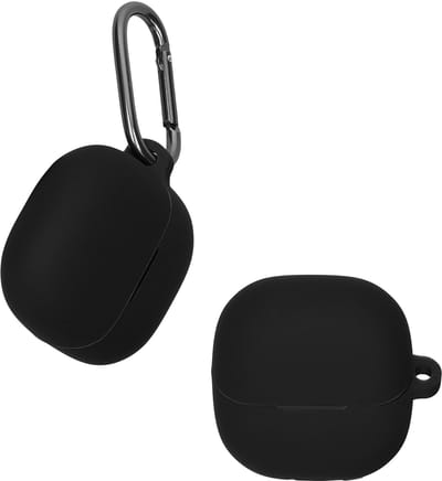kwmobile Hoes geschikt voor Xiaomi Buds 6 - Siliconen cover voor oordopjes in zwart