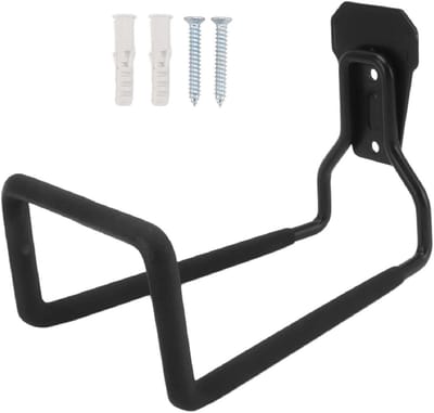Zware waterslanghouder |Universele muurbeugel voor 25ft / 50ft / 75ft / 100ft slangen |Minder gevoelig voor oxidatie Metalen garagehaak met gripverbeterende coating