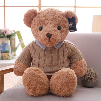 Knuffelbeer Pluche 50cm 75cm 110cm Grote Maat Knuffeldier Beer Zacht Poppetje Verjaardagscadeau Voor Jongen Kinderspeelgoed 50cm