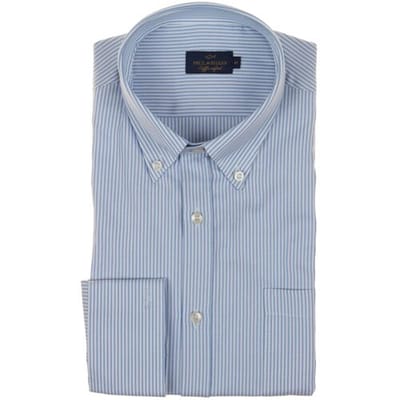 Paul & Shark Overhemd Soffio Oxford Cotton Stripe Licht Blauw / male