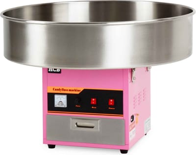 HCB® - Professionele Suikerspinmachine - 230V - Horeca Suikerspin machine - 73x73x85 cm (DxBxH) - 21 kg - 2141