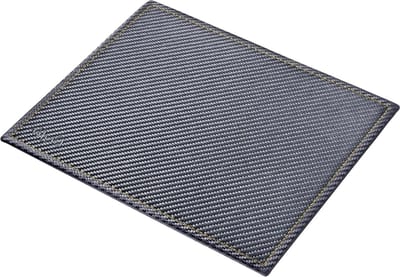 Leren muismat - Bureauaccessoire Desk pad - Bureau organiseren - Handgemaakt in Duitsland - 21x26 cm